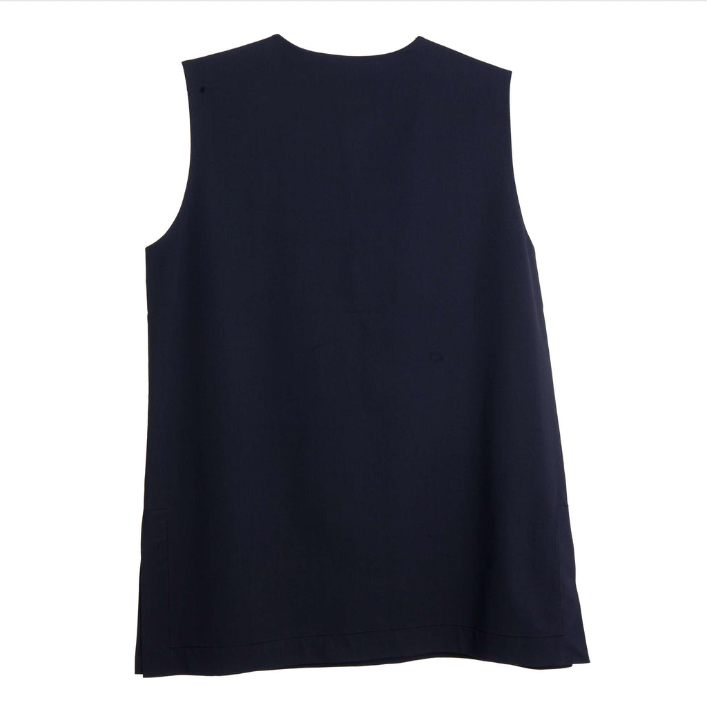 Navy Blue Long Vest