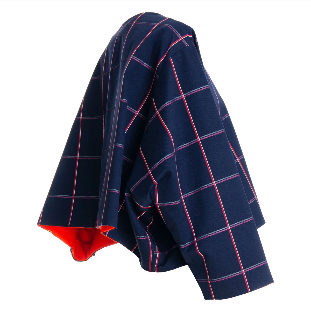 Blue & Red Checked Grace Jacket
