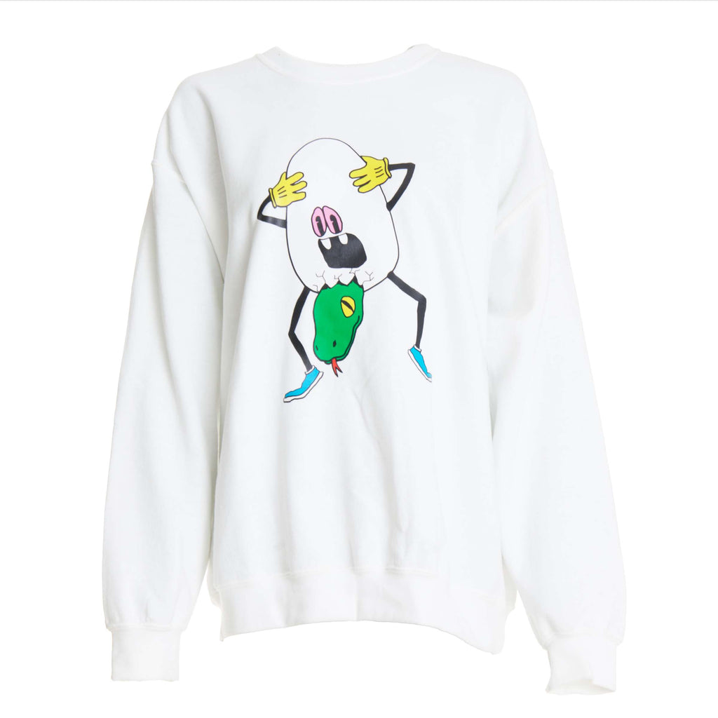 White EGG Sweatshirt