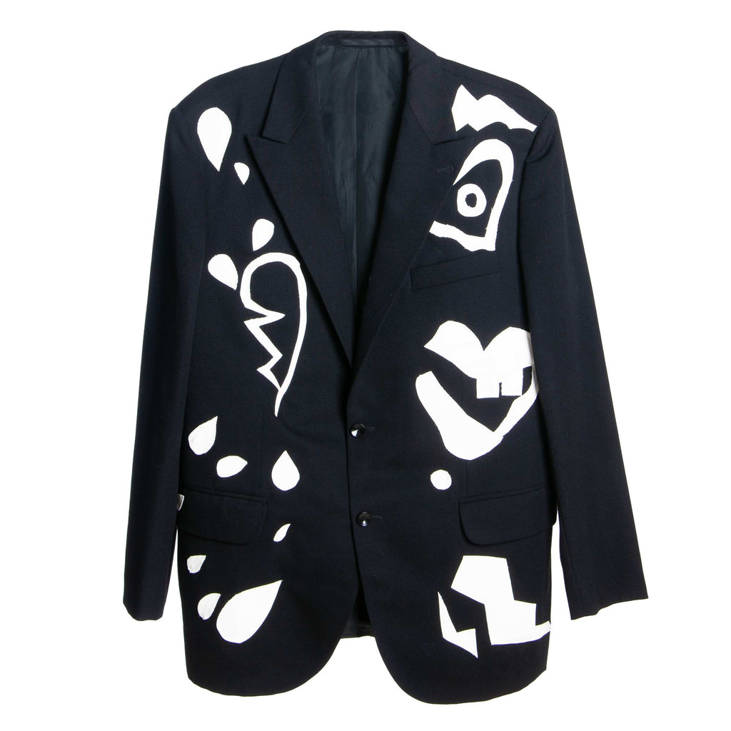 Graphic Appliqué Blazer