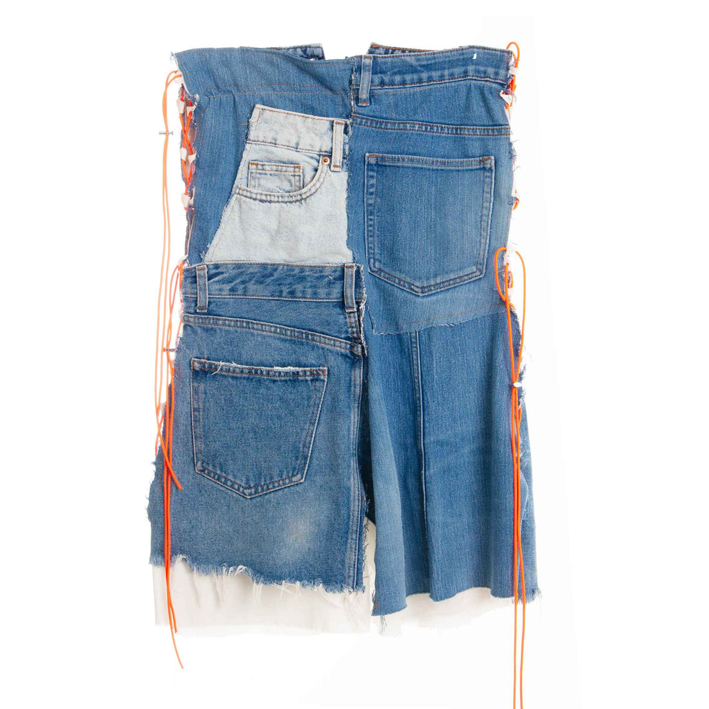"Austin" Upcycled Denim Dress