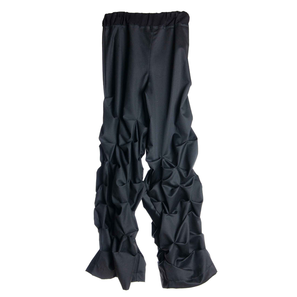 Black "Euphoria" Textured Pants