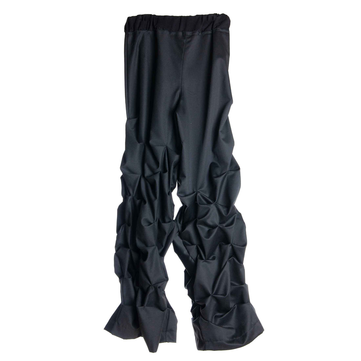 Black "Euphoria" Textured Pants