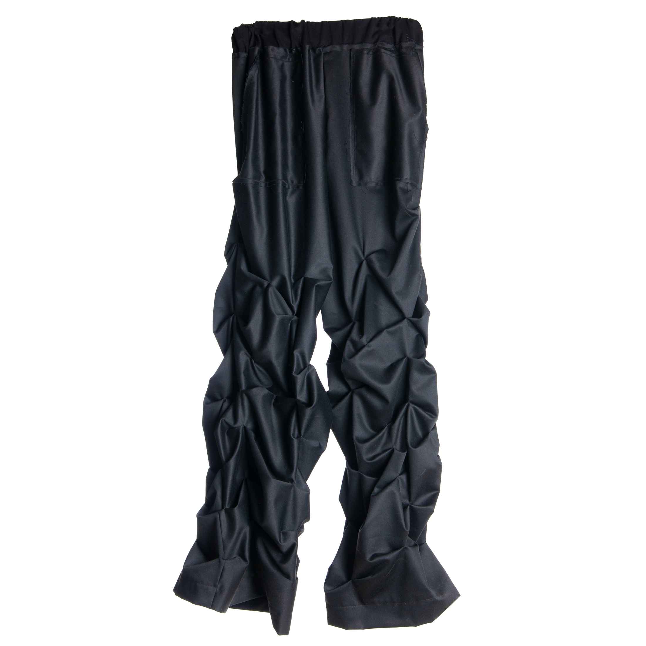 Black "Euphoria" Textured Pants