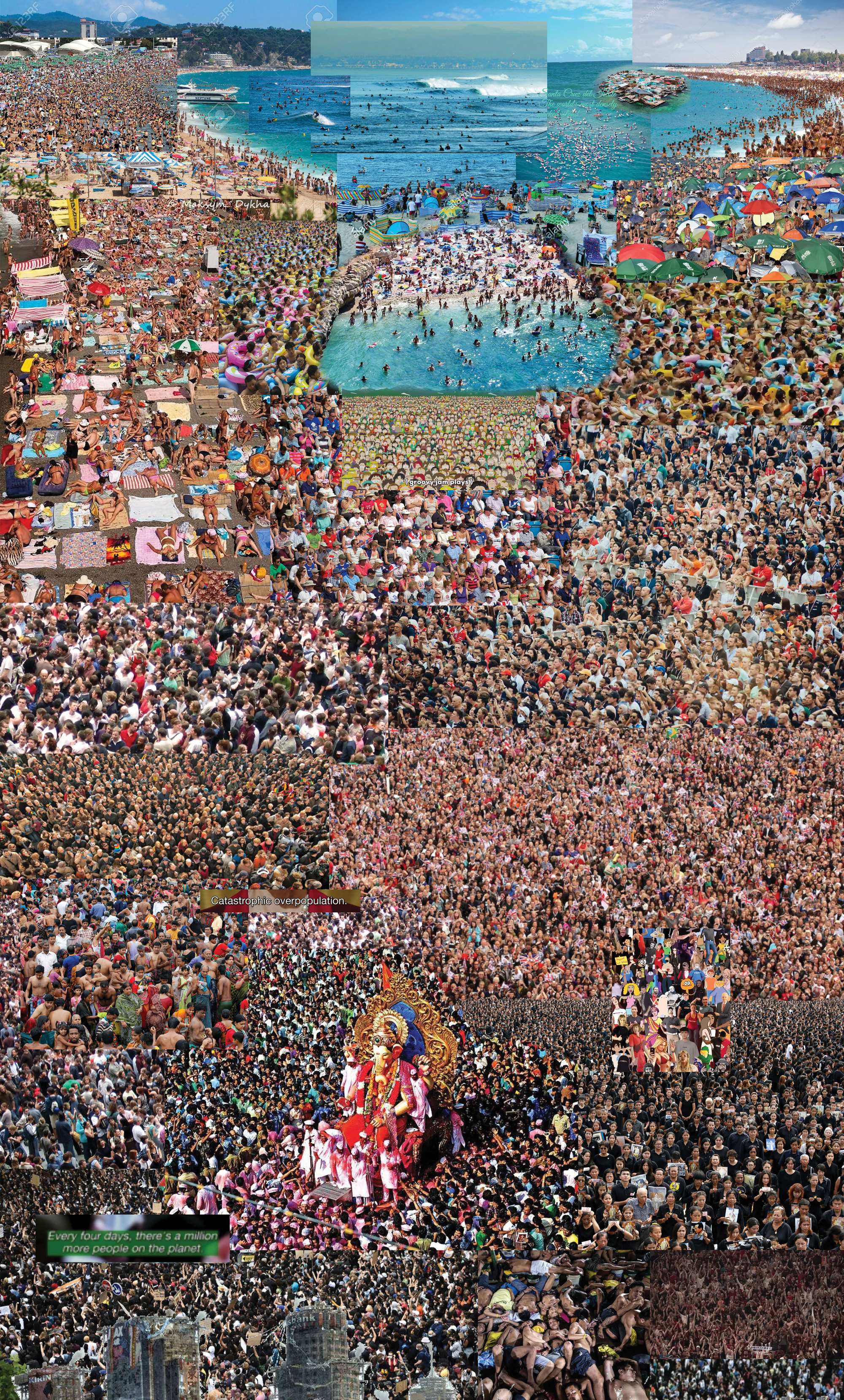 Every Four Days, There’s a Million More People on the Planet - Digital Print
