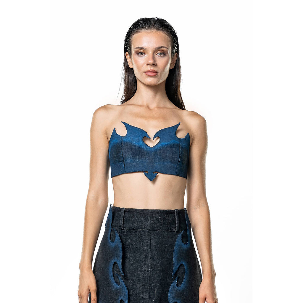Flux Core Denim Bustier