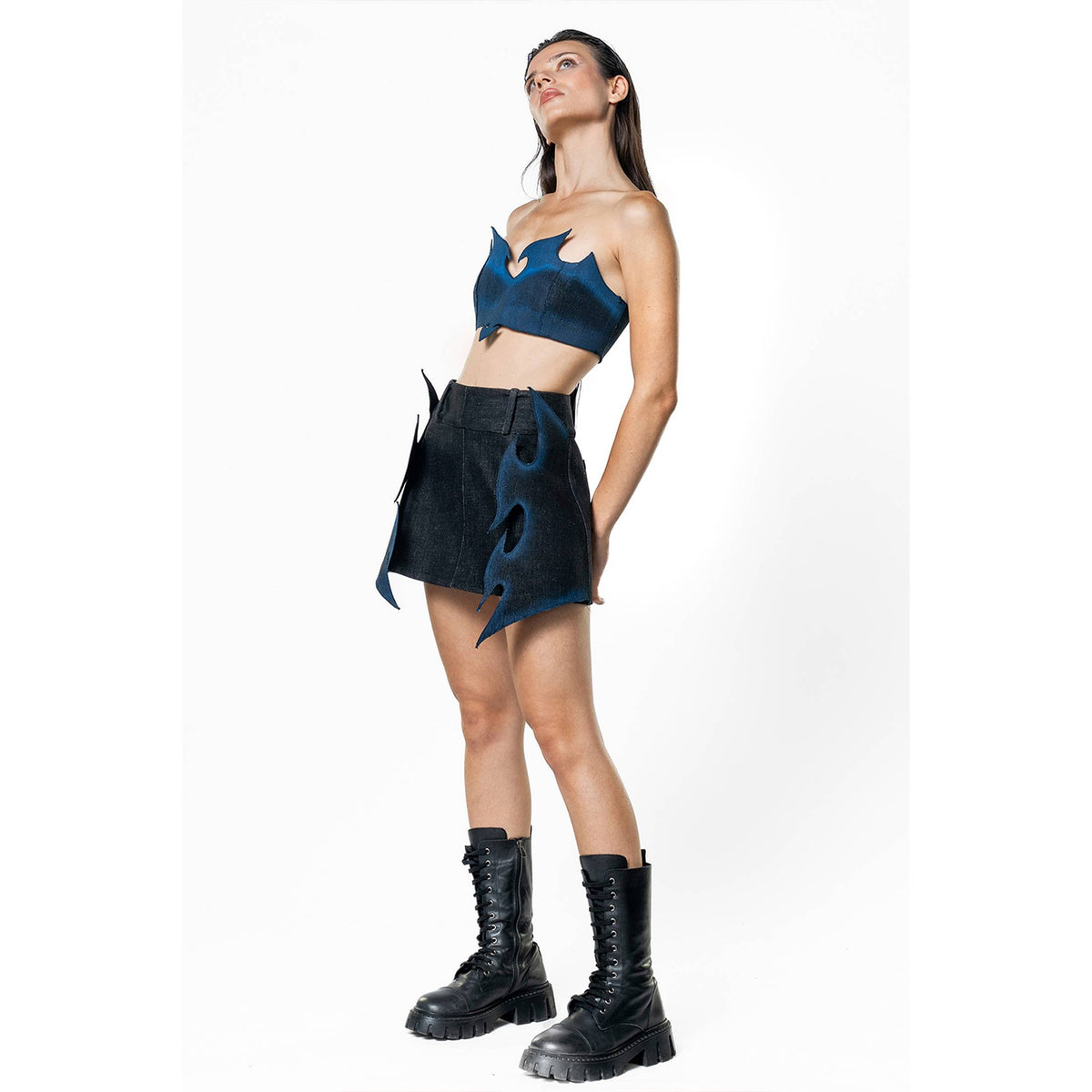 Flux Core Denim Bustier
