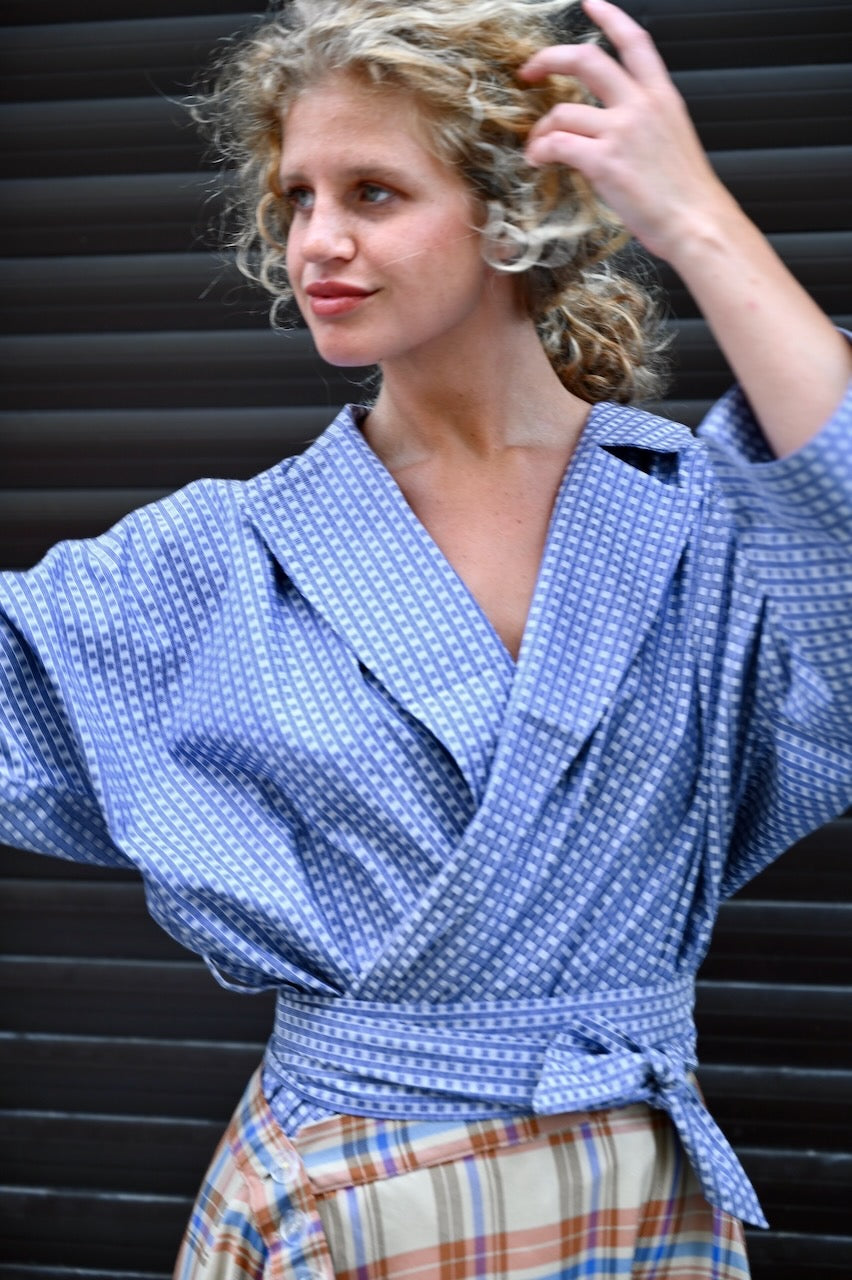Kimono Blazer Blue Sky