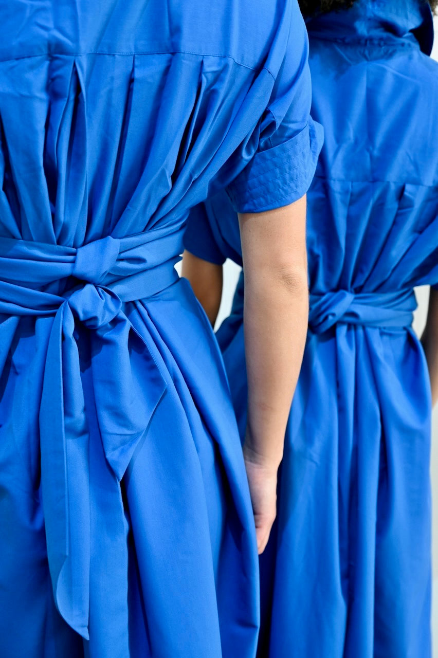 Blue Wrap Dress