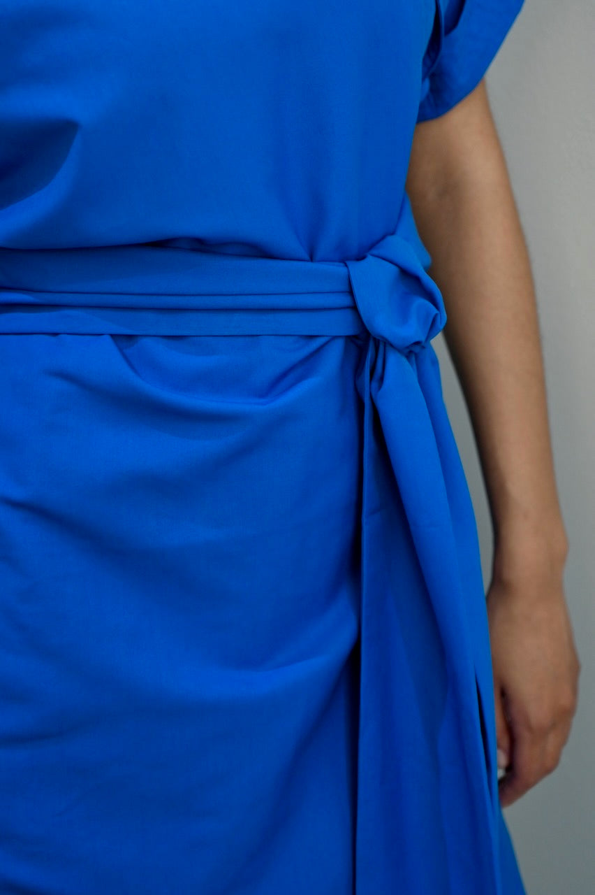 Blue Wrap Dress