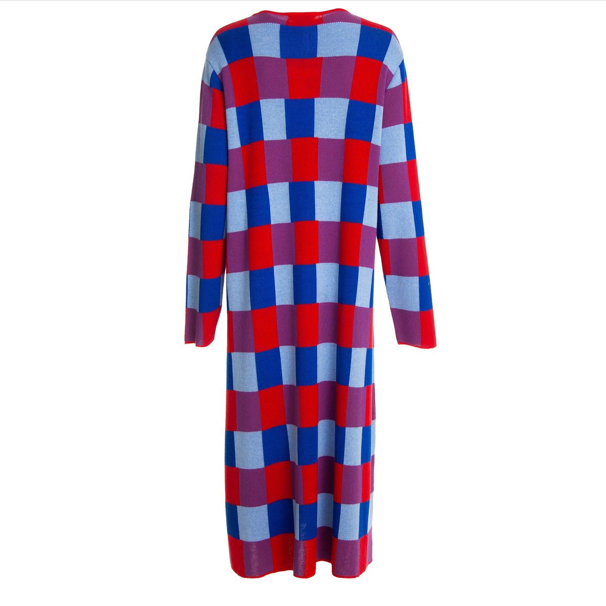 Big Check Jacquard Maxi Dress