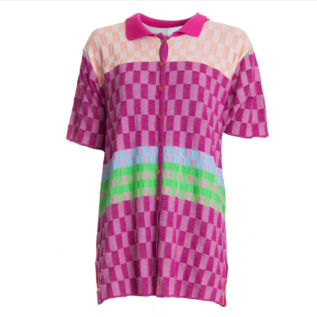 Upcycled Checkered Shirt