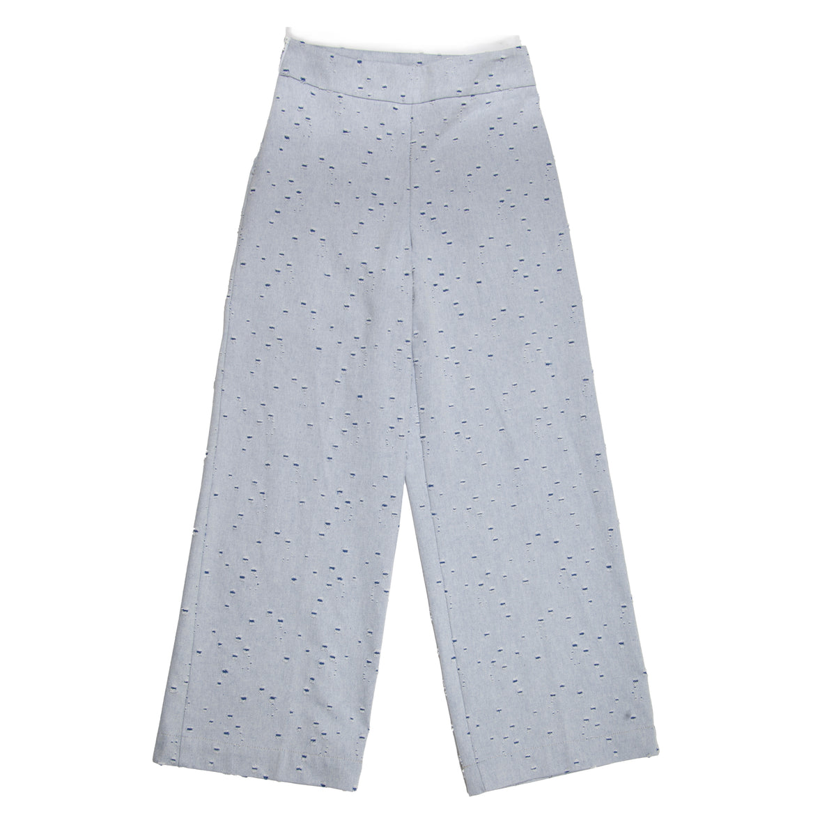 Light Blue Wide Leg Pants