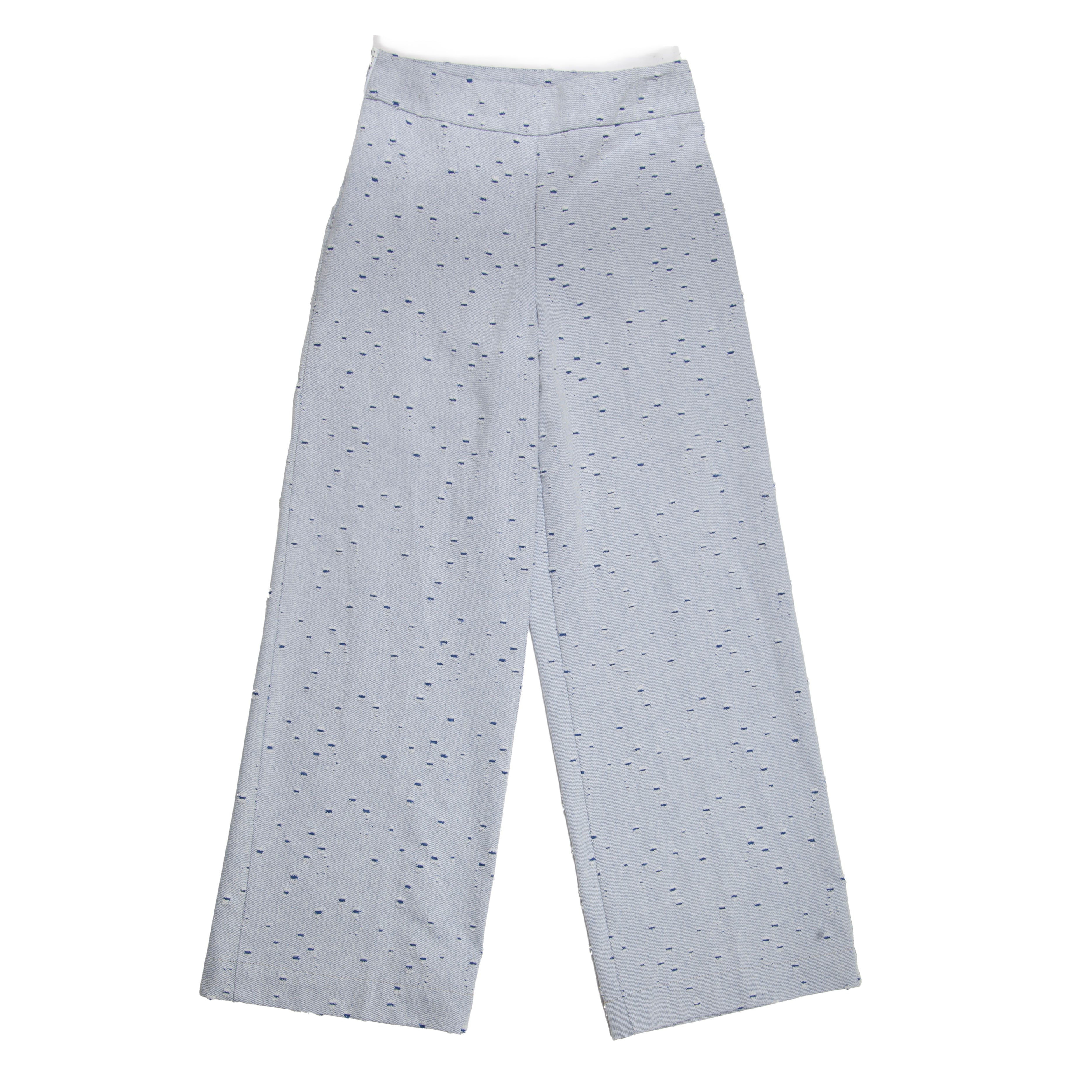 Wide Leg Pants in Light Blue Color