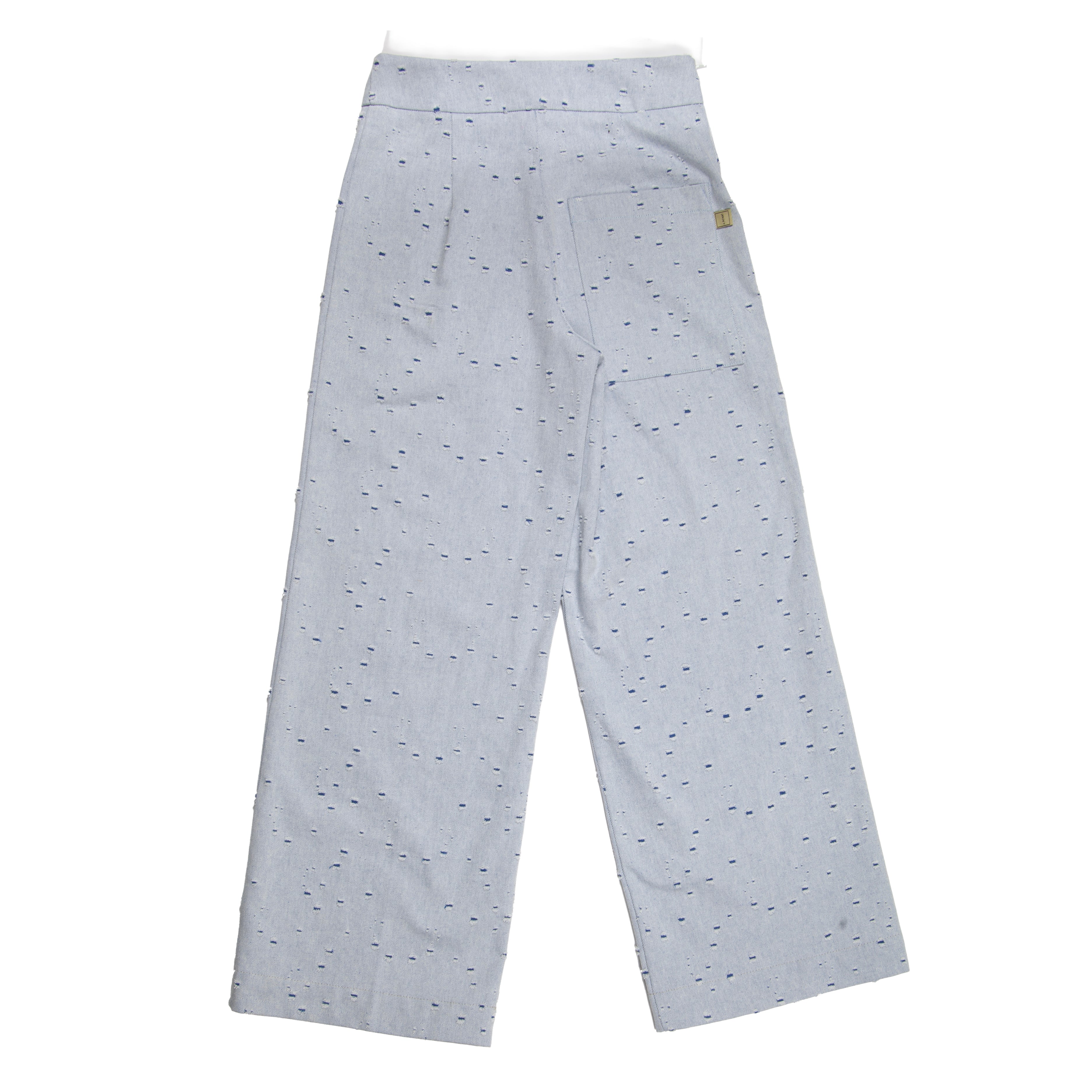 Wide Leg Pants in Light Blue Color