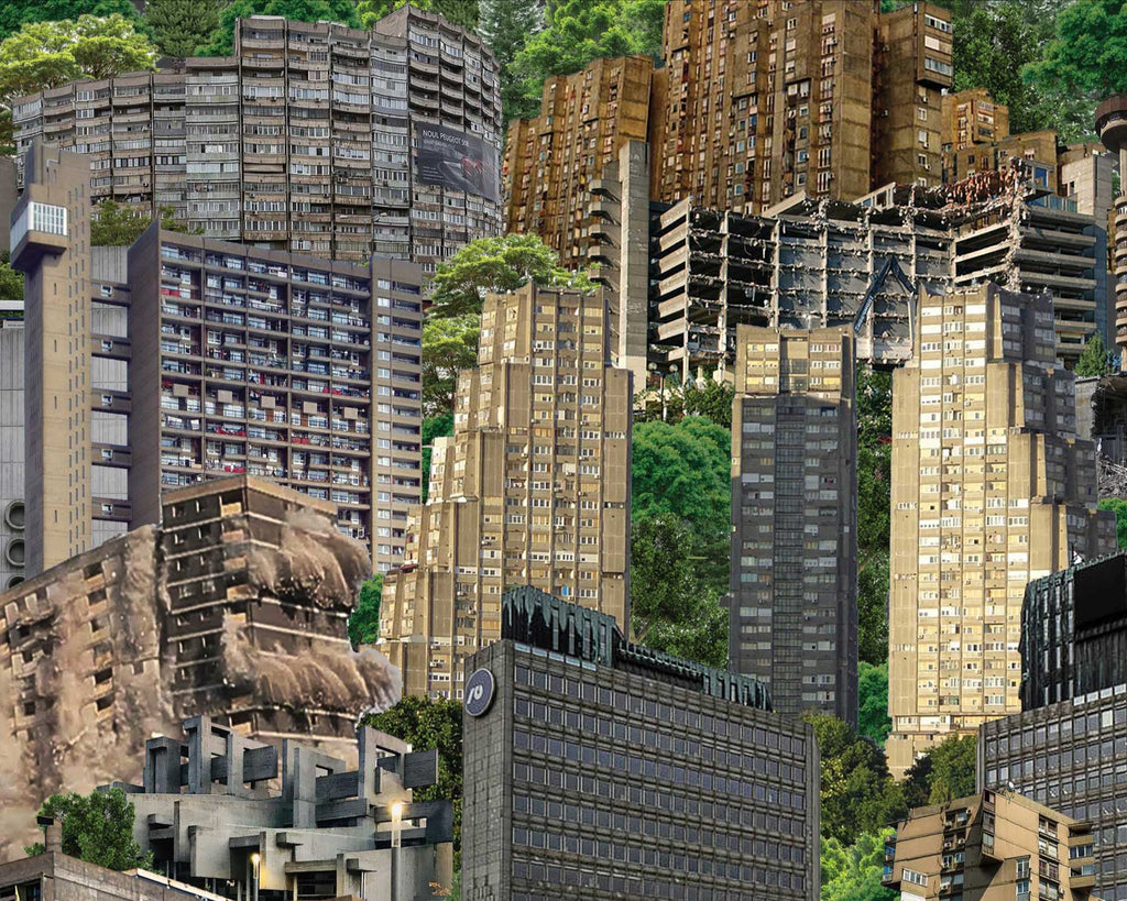 There Are Some Very Visible Manifestations of the Welfare State in Brutalist Architecture - Digital Print
