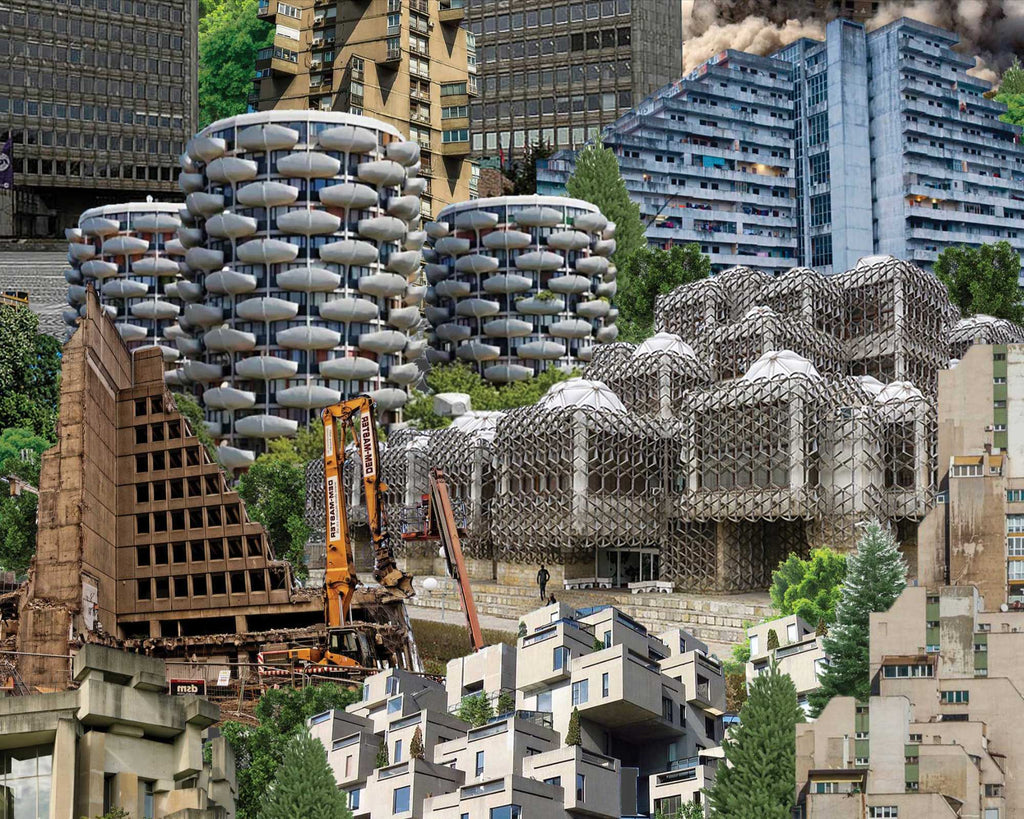 There Are Some Very Visible Manifestations of the Welfare State in Brutalist Architecture - Digital Print