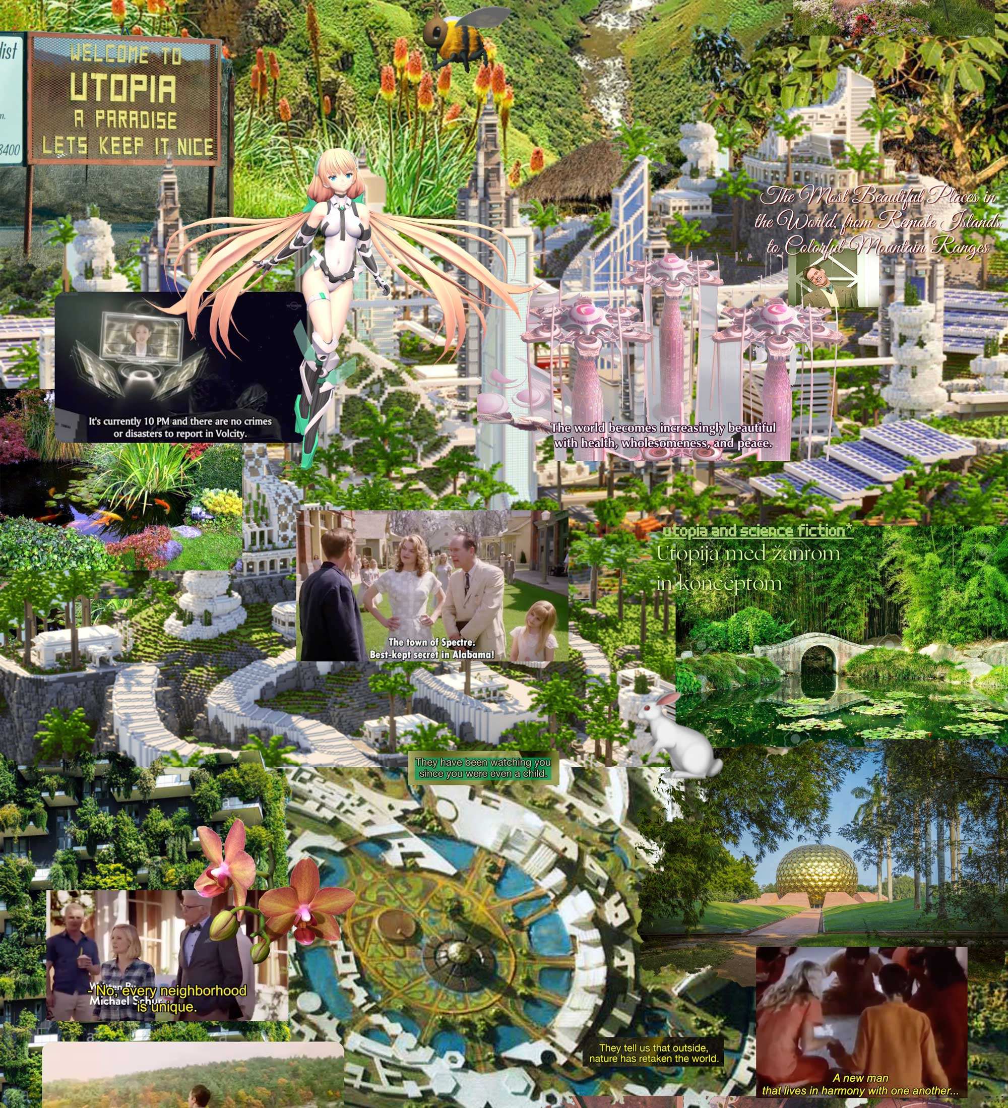 Utopia Between Genre and Concept - Digital Print